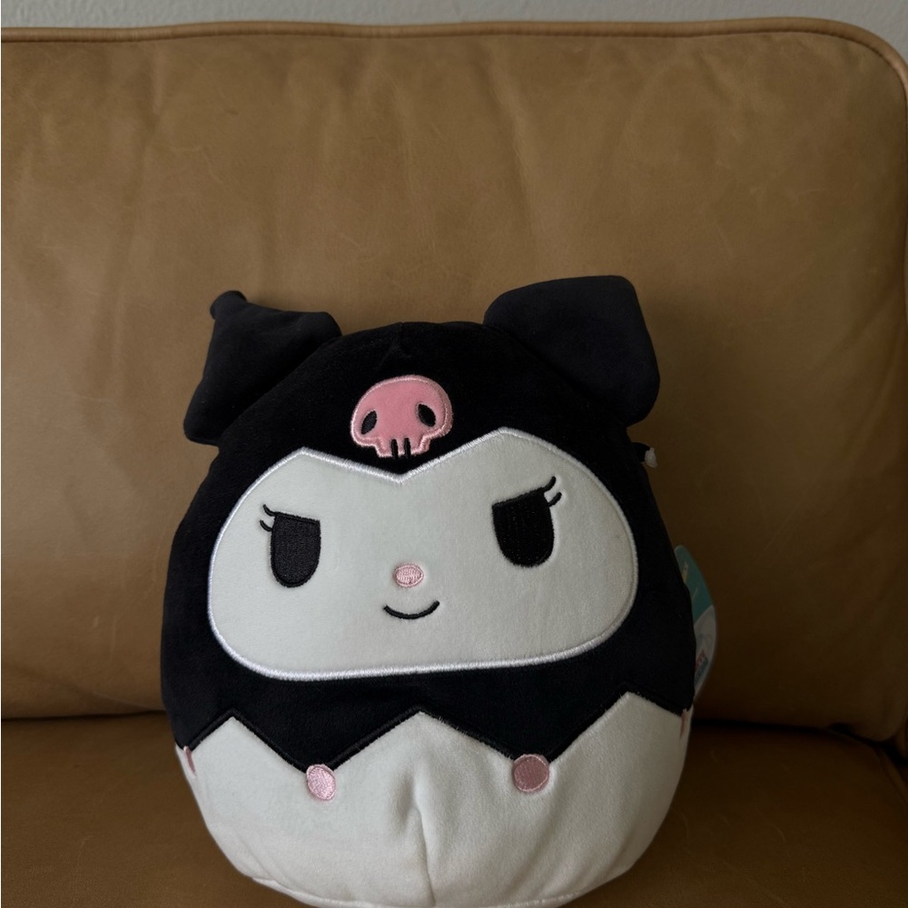 Kuromi Squishmallow Sanrio - Black and White Soft Plush